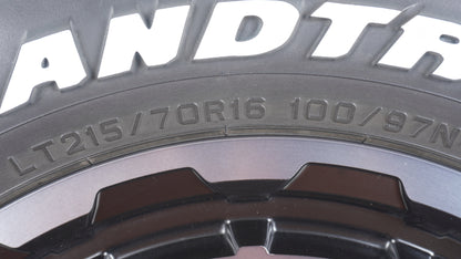 シーエルリンク ユニオンリム UNIONRIM HR 16×6.0J ±0 139.7-5H MBMSC / ダンロップ グラントレック DUNLOP GRANTREK XS1 215/70R16 4本 2024年製