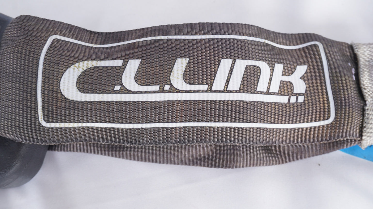 CLLINK シーエルリンク 牽引ロープ12t グレー 収納バッグ付き 汎用