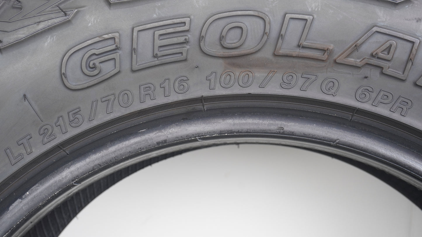 ヨコハマ ジオランダー GEOLANDAR X-AT G016  LT 215/70R16 100/97Q 2023年製 4本セット