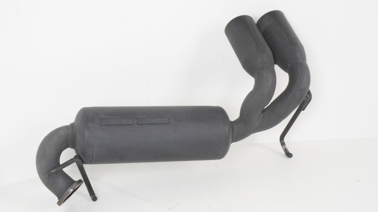 シーエルリンク リアマフラー タイプ2 ダブル出し マットブラック