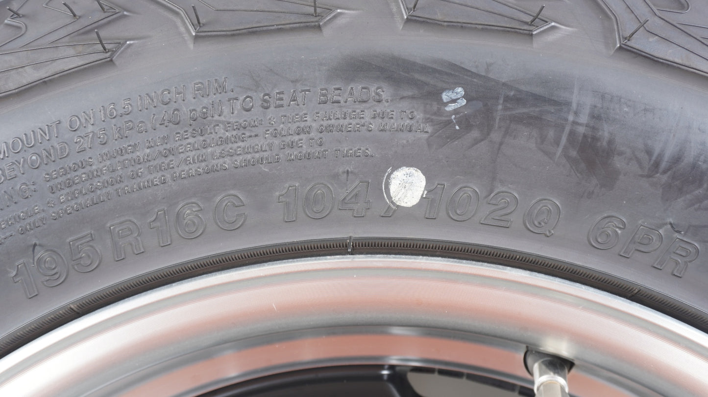 シーエルリンク ユニオンリム UNIONRIM TX MB/MC 16×5.5J +20 139.7-5H / 2024年製 YOKOHAMA GEOLANDAR X-AT G016 ヨコハマ ジオランダー 195R16C 104/102Q OWL ホワイトレター 5本 タイヤホイール