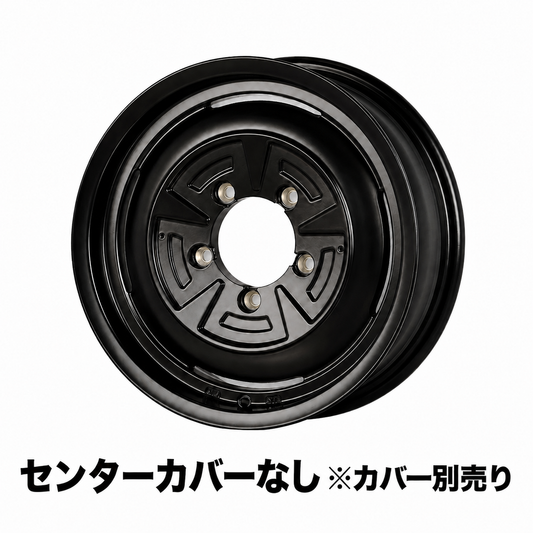 【特価新品4本】 センターカバーなし シーエルリンク ザ・ファースト The First 16×5.5J +20 139.7 5H マットブラック ジムニー用 4本セット