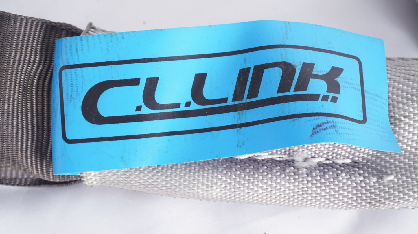 CLLINK シーエルリンク 牽引ロープ12t グレー 収納バッグ付き 汎用