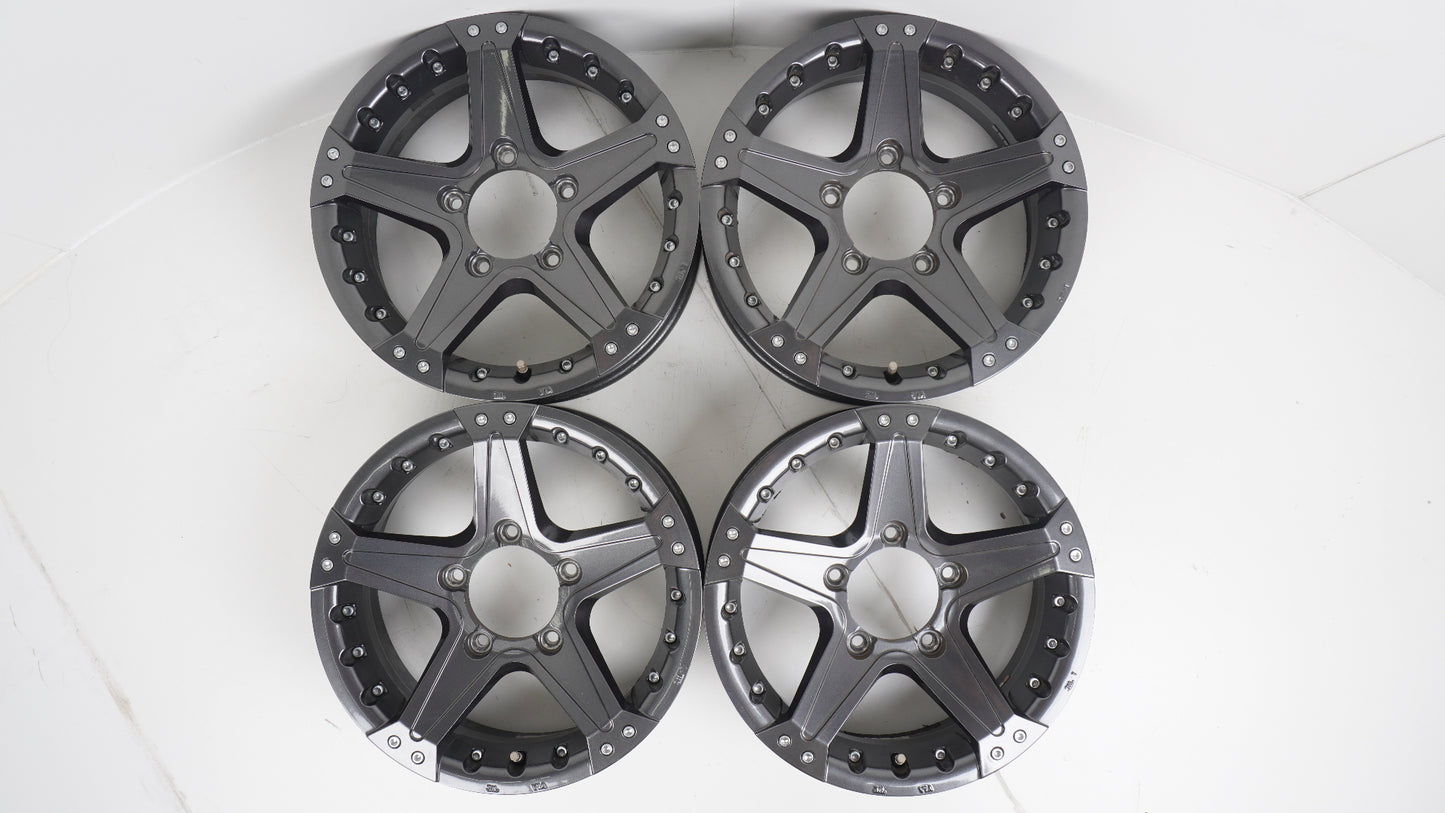 weds ADVENTURE MUDVANCE 01 ウェッズ マッドヴァンス SAF専売カラー ガンメタ 16×5.5J +22 139.7-5H 4本 ホイール 廃盤