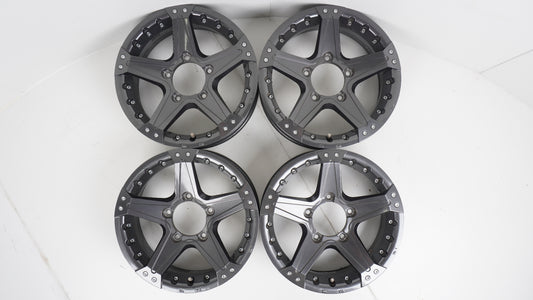 weds ADVENTURE MUDVANCE 01 ウェッズ マッドヴァンス SAF専売カラー ガンメタ 16×5.5J +22 139.7-5H 4本 ホイール 廃盤