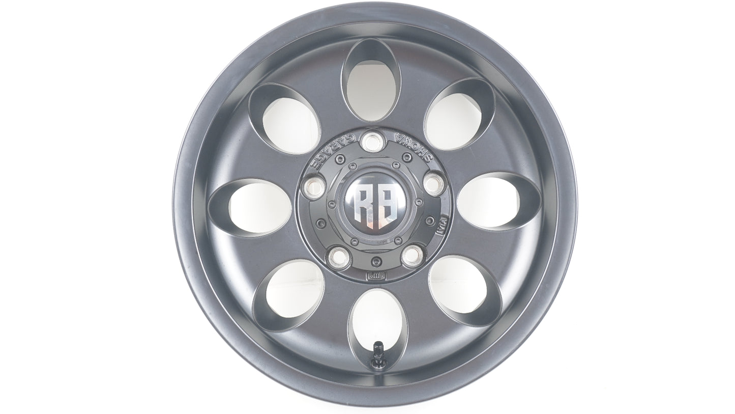 ショウワガレージ R8 マットブラック 15×6J ±0 5H-139.7 5本 ホイール