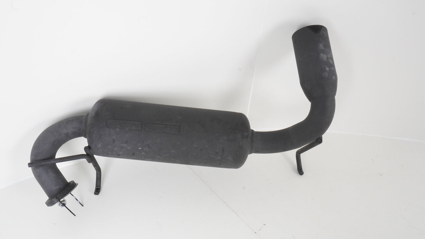 シーエルリンク リアマフラー　シングル出し　マットブラック