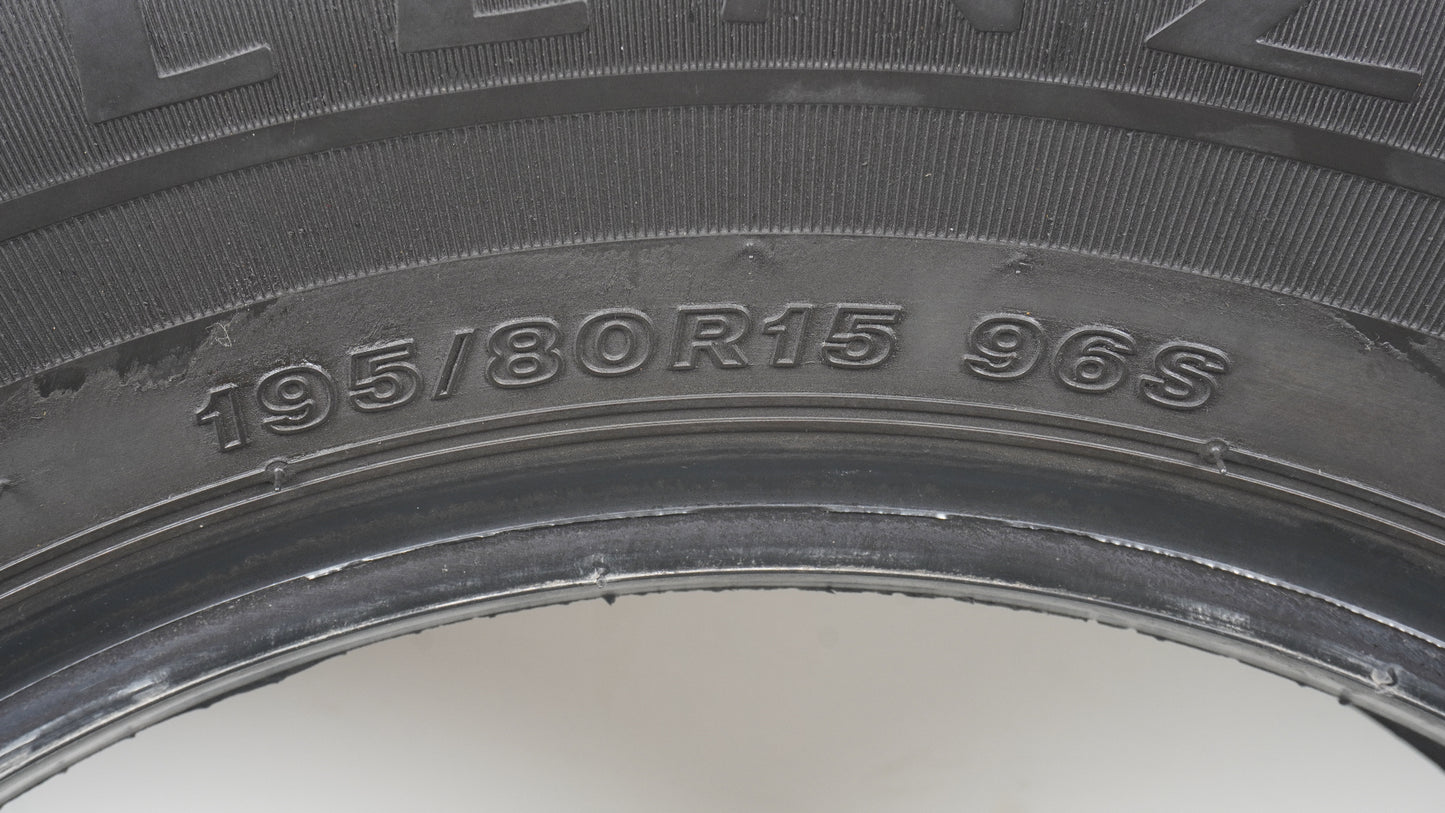 BRIDGESTONE ALENZA ブリヂストン アレンザ LX100 195/80R15 4本 2021年製 JB74シエラ タイヤ