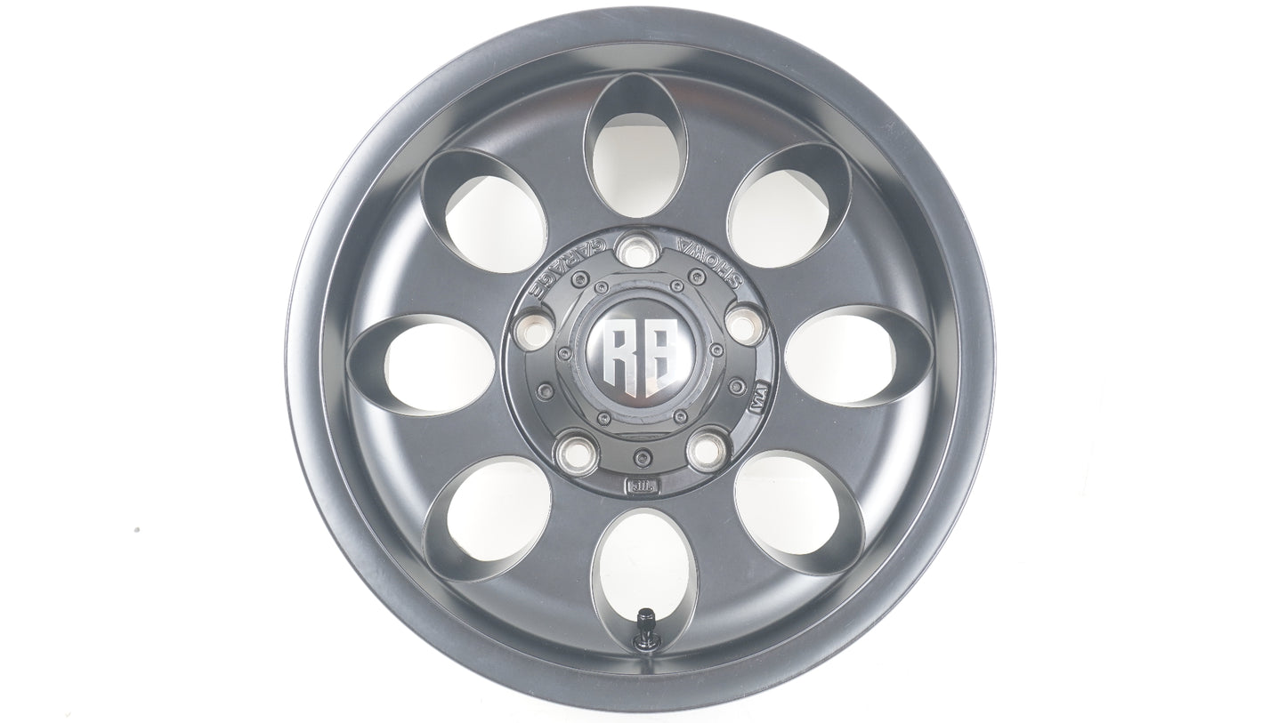 ショウワガレージ R8 マットブラック 15×6J ±0 5H-139.7 5本 ホイール