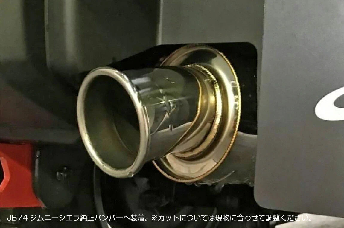 ショウワガレージ Linksマフラー ジムニー ジムニーシエラ JB74 1～5型 リンクスマフラー 5ZIGEN共同開発 左出し 新騒音基準対応 オールステンレス
