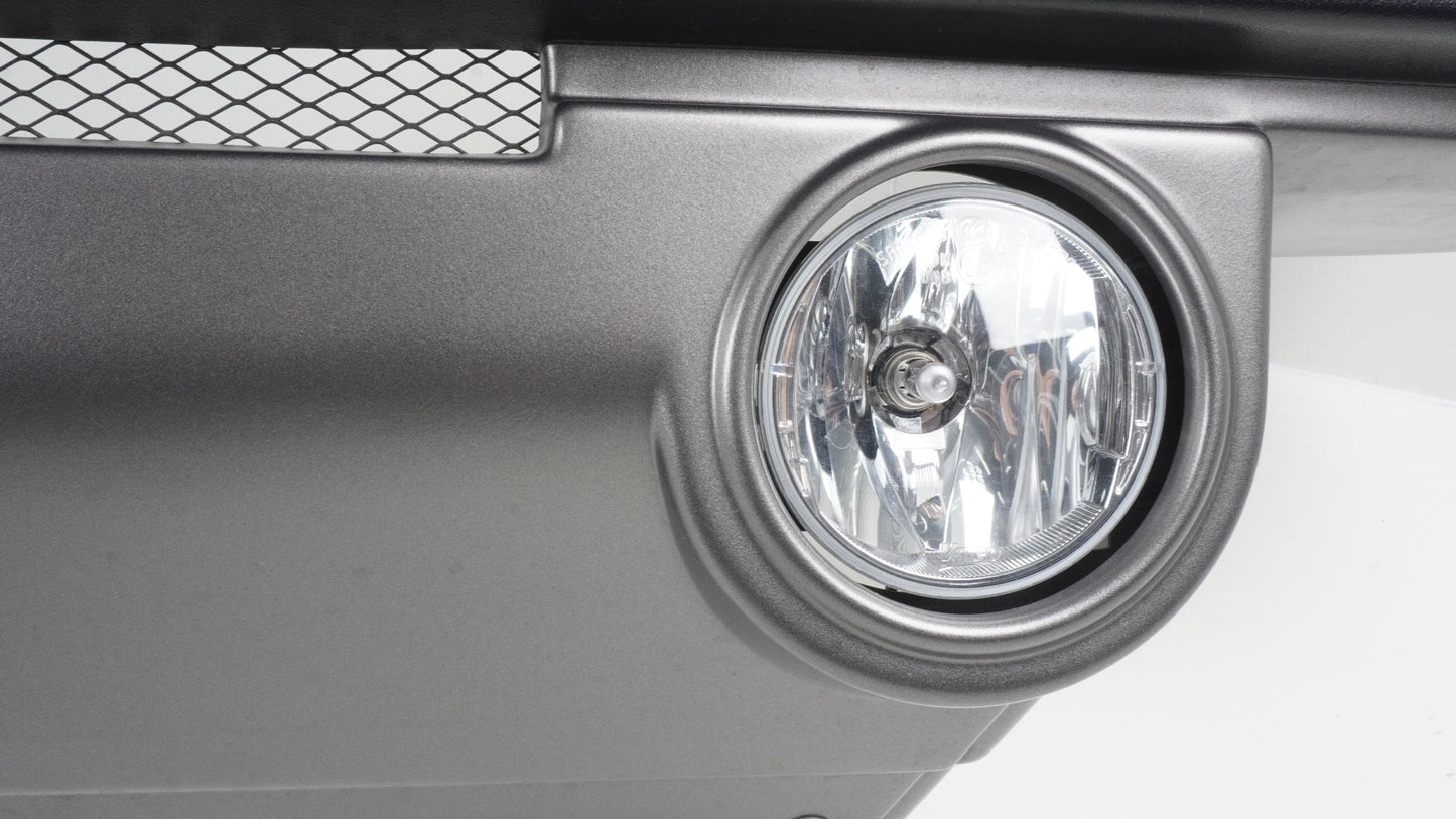 DAMD JIMNY the ROOTS フロントバンパー 粗目ﾏｯﾄﾌﾞﾗｯｸ×ｶﾞﾝﾒﾀ JB64 5型非対応