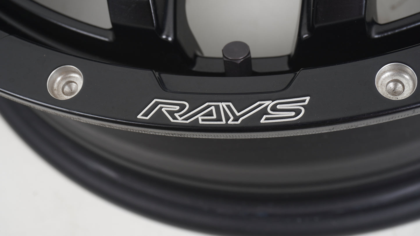 RAYS TEAMDAYTONA レイズ デイトナ F6ブースト セミグロスブラック N1 16×5.5J +20 139.7-5H 4本 ホイール