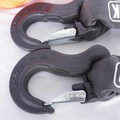 【未使用】 CLLINK シーエルリンク 牽引ロープ オレンジ 12トン 汎用 収納バッグ付き