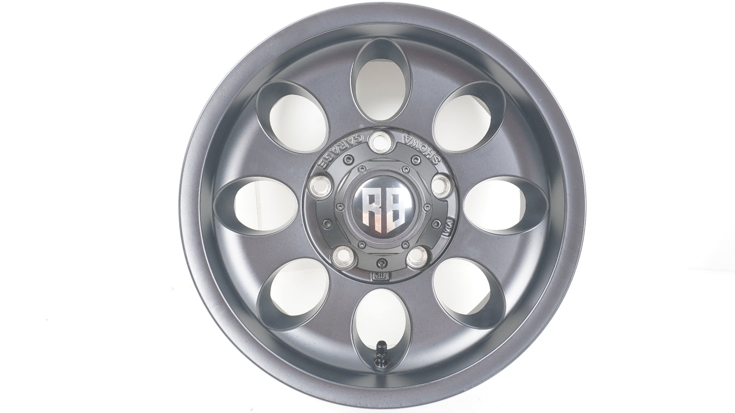 ショウワガレージ R8 マットブラック 15×6J ±0 5H-139.7 5本 ホイール