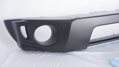 未使用品 ショウワガレージ ABSフロントバンパースポイラー 塗装済み(シボブラック) E00601 JC用穴あり シエラ JB74 ノマド JC74 バンパー / E00039 スキッドプレート付 シルバー