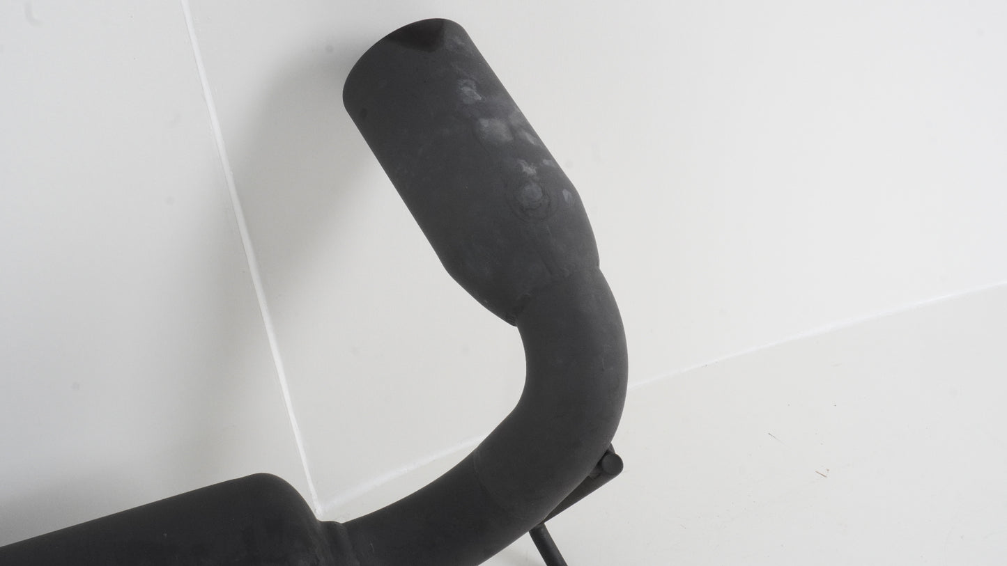 シーエルリンク リアマフラー　シングル出し　マットブラック