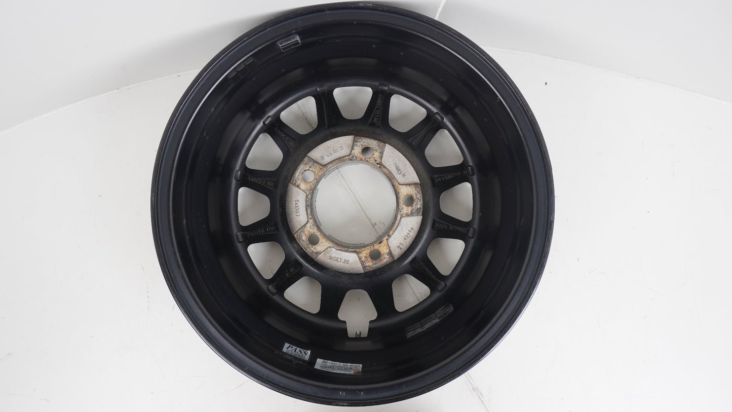 DELTA FORCE OVAL デルタフォース オーバル ブラックマシニング BLACK MACHINING 16×5.5J +20 139.7-5H 4本 ホイール