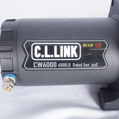 【未使用】 CLLINK シーエルリンク 6000lbs 電動ウインチ 12V ファイバーロープ仕様 汎用