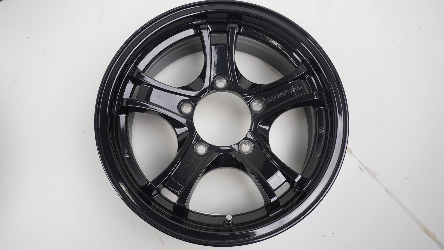 weds KEELER ウェッズ キーラーフォース 16×5.5J +22 139.7-5H  ホイール 4本 ブラック