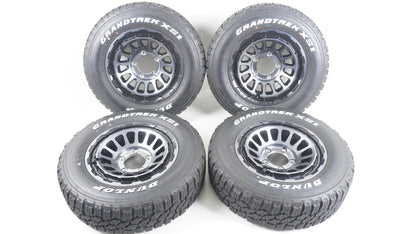 シーエルリンク ユニオンリム UNIONRIM HR 16×6.0J ±0 139.7-5H MBMSC / ダンロップ グラントレック DUNLOP GRANTREK XS1 215/70R16 4本 2024年製