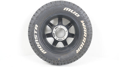 ORIGIN オリジン MUD-S7 16×5.5J -20 139.7-5H / MONSTA MUD WARRIOR 215/70R16 1本 タイヤホイールセット ブラックレター側組み 2021年製 モンスタ 未走行 スペアに