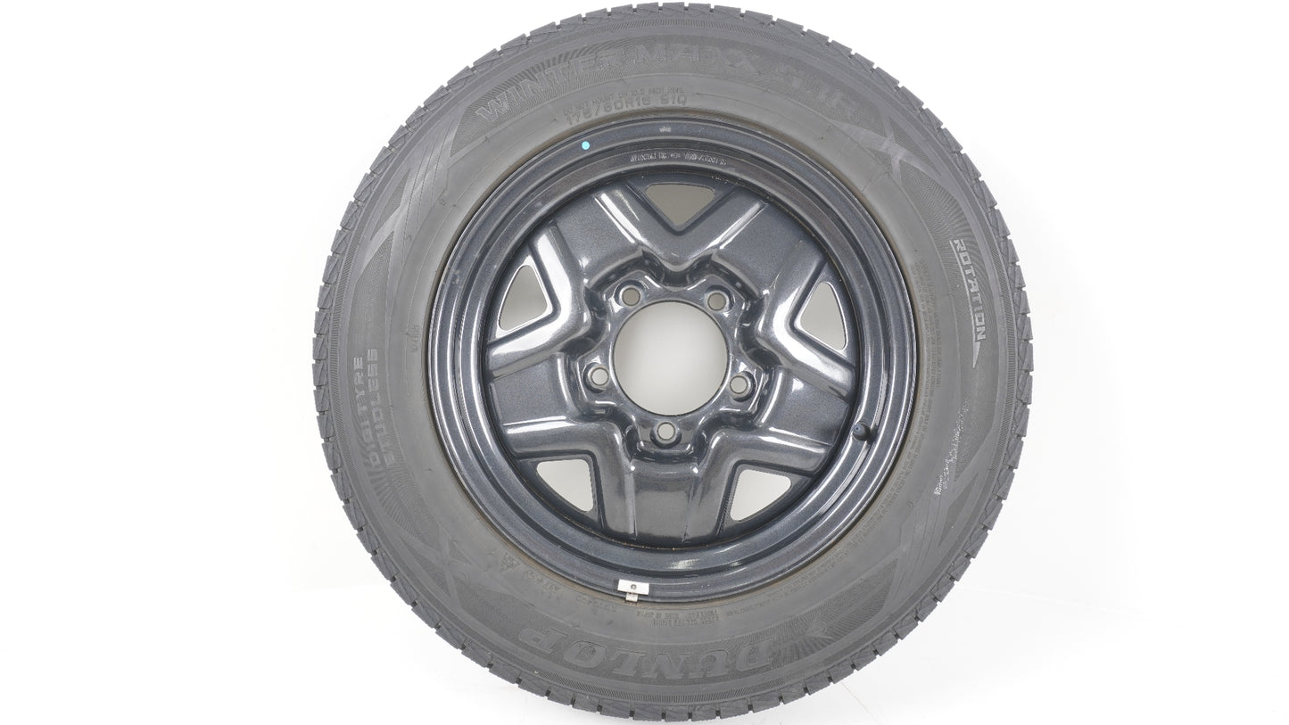 スズキ純正スチールホイール JB64 ジムニー XG / DUNLOP WINTER MAXX SJ8 ダンロップ ウィンターマックス 175/80R16 2020年製造品 4本