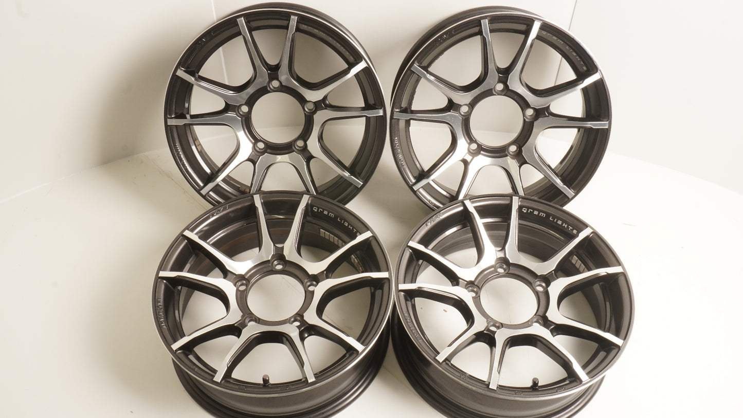 RAYS Gram Lights AZURE レイズ グラムライツ  アズール 57JMA H9 16×5.5J +22 139.7-5H 4本 ホイール