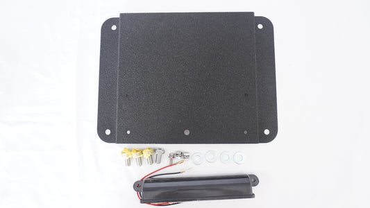 未使用品 ラフター塗装 SMG SHEETMETAL ZIP シートメタルジップ ジムニー JB64 シエラ JB74 センターナンバー移動キット LEDナンバー灯付き