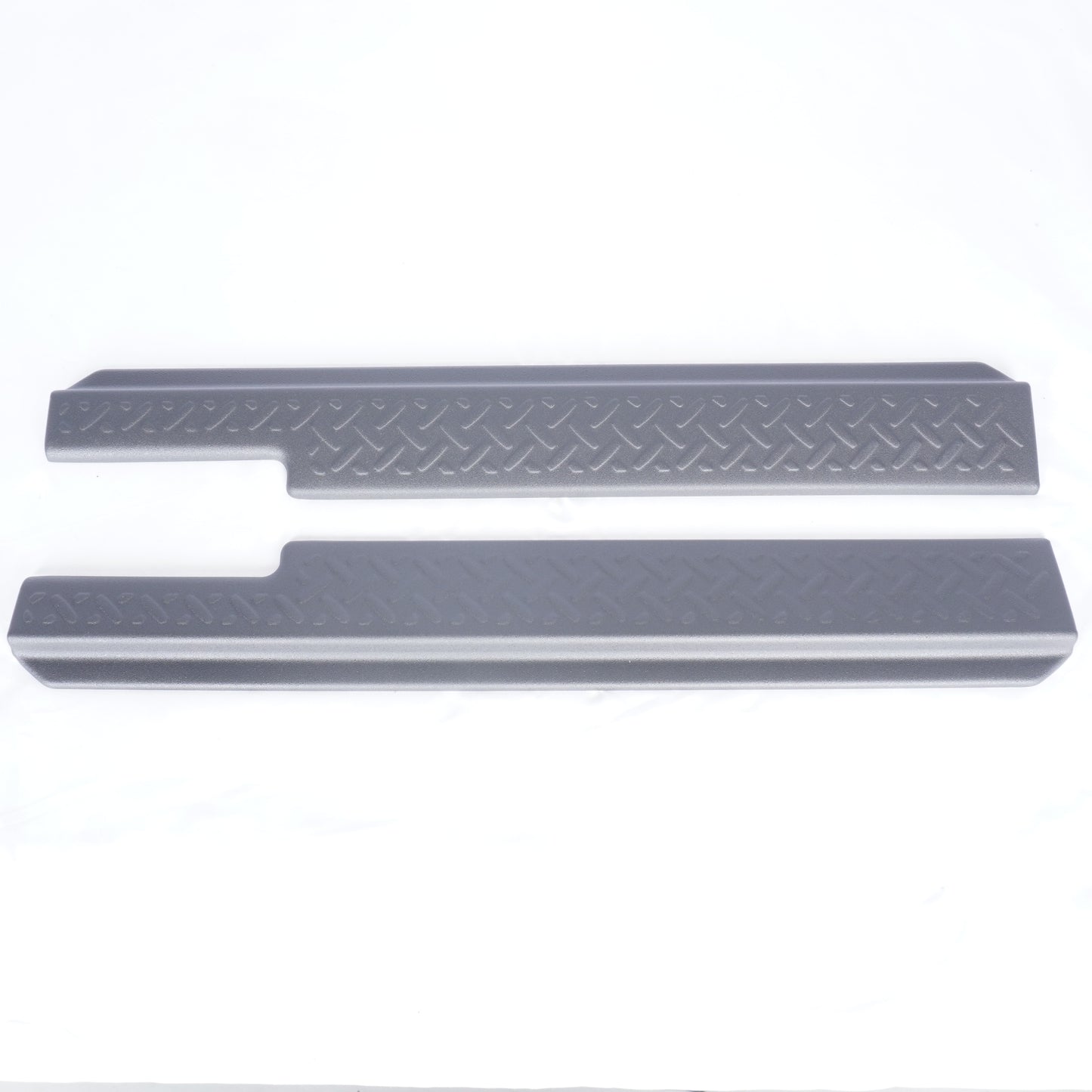 【未使用品】 SAMURAI PRODUCE サムライプロデュース ジムニー JB64W シエラ JB74W サイドステップ スカッフプレート 縞鋼板柄 左右セット 2P ラプター塗装 ブラック