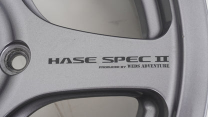 美品 軽量 5.87kg WEDS  ADVENTURE HASE SPECⅡウェッズ アドベンチャー  ハセスペック2 LIGHT GUN METALLIC 16×5.5J +22 139.7-5H 4本 ホイール