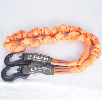 CLLINK シーエルリンク 牽引ロープ 12トン オレンジ 収納バッグ付き 汎用