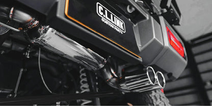 シーエルリンク リアマフラー タイプ2 ダブル出し ステンレス JB64 ジムニー 5型適合 JB74 シエラ JC74 ノマド