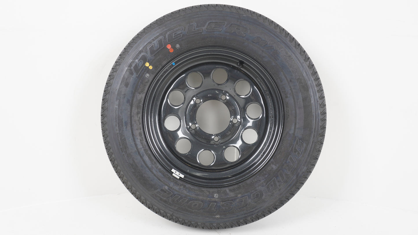 スズキ シエラ純正鉄ホイール  15×5.5J +5 Bridgestone  DUELER H/L852 195/80R15 96S 1本 2024年製