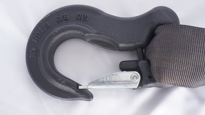 CLLINK シーエルリンク 牽引ロープ12t グレー 収納バッグ付き 汎用