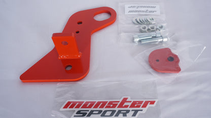 未使用品 MONSTER SPORT モンスタースポーツ 牽引フック 9ミリ レッド リア用 純正バンパー対応 JB64ジムニー JB74シエラ JC74ノマド