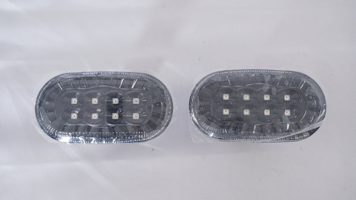 ショウワガレージ LEDサイドマーカー タイプ1 ジムニー JB64 シエラJB74 ノマド JC74 E00105 クリア インナーブラック 2個セット