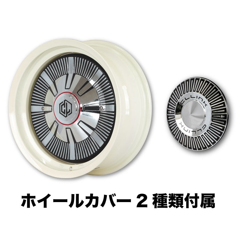 【特価新品1本】 センターカバー2種類付属 シーエルリンク ザ・ファースト The First コンプトン / ガーデナ 16×6J -5 139.7 5H ヴィンテージホワイト シエラ ノマド用 1本