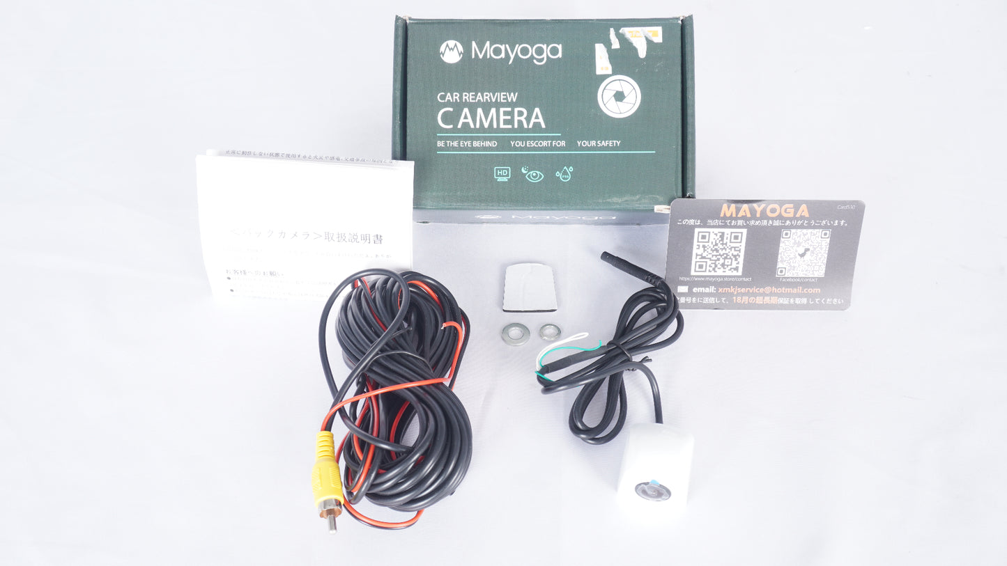 【未使用品】 メーカー不明 バックカメラ 汎用 ホワイト 完品