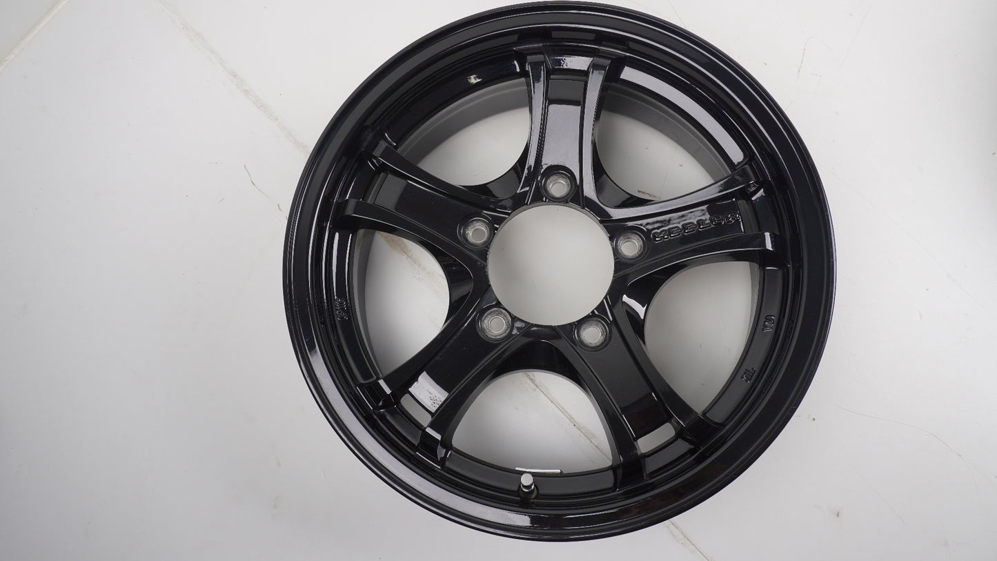 weds KEELER ウェッズ キーラーフォース 16×5.5J +22 139.7-5H  ホイール 4本 ブラック