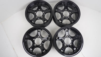 weds KEELER ウェッズ キーラーフォース 16×5.5J +22 139.7-5H  ホイール 4本 ブラック