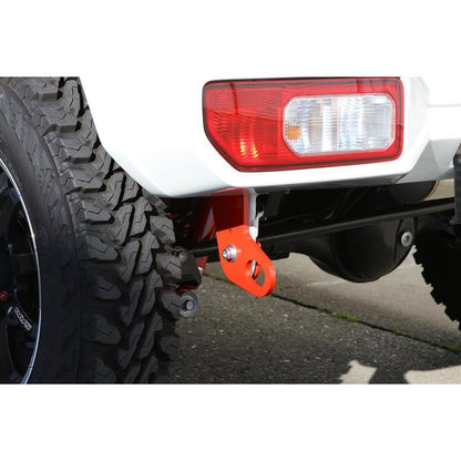 未使用品 MONSTER SPORT モンスタースポーツ 牽引フック 9ミリ レッド リア用 純正バンパー対応 JB64ジムニー JB74シエラ JC74ノマド