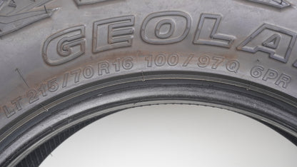 ヨコハマ ジオランダー GEOLANDAR X-AT G016 LT 215/70R16 100/97Q 2023年製 1本 未走行
