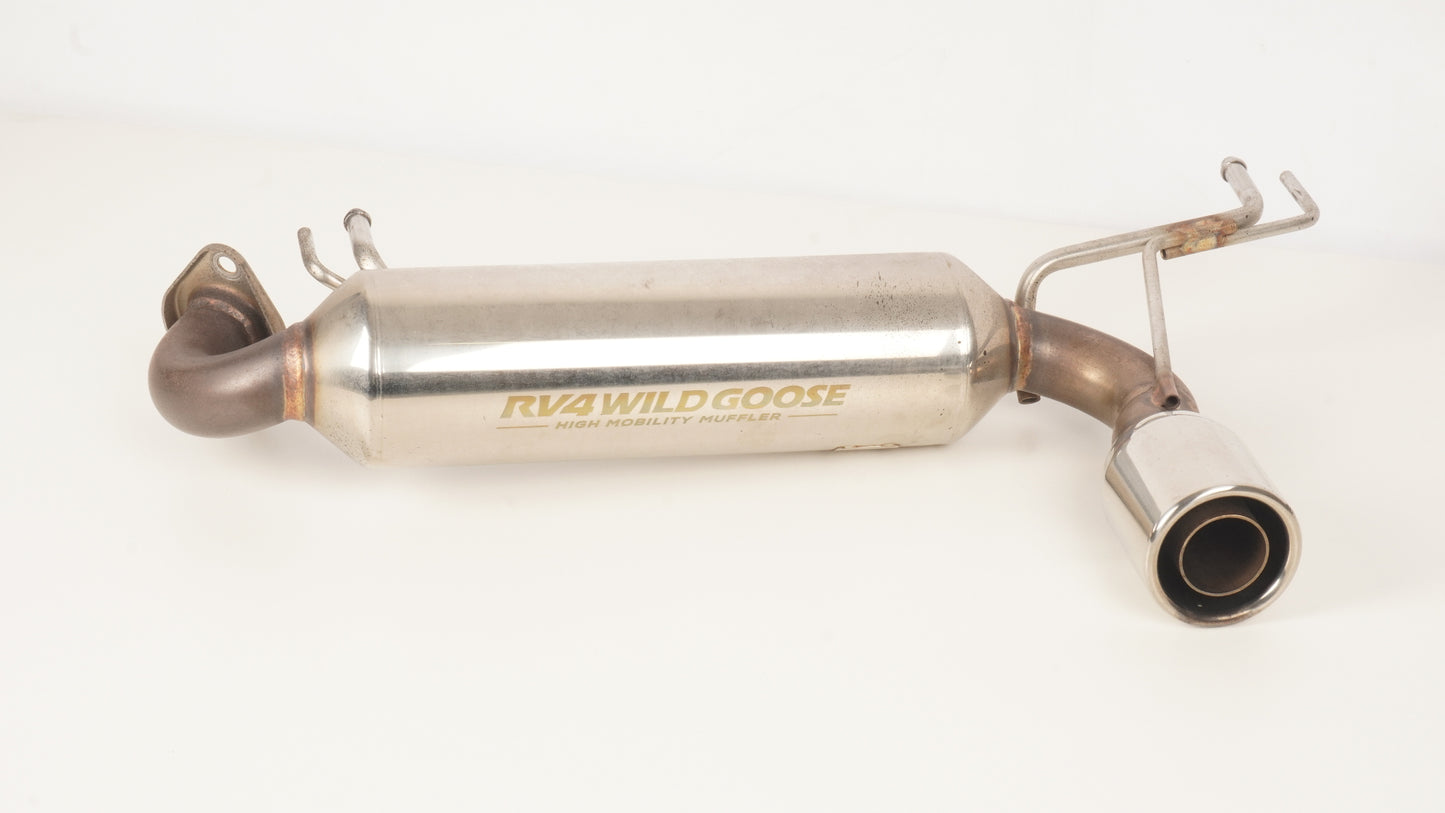ワイルドグース ハイモビリティーマフラー JB64/74　社外リアバンパー用