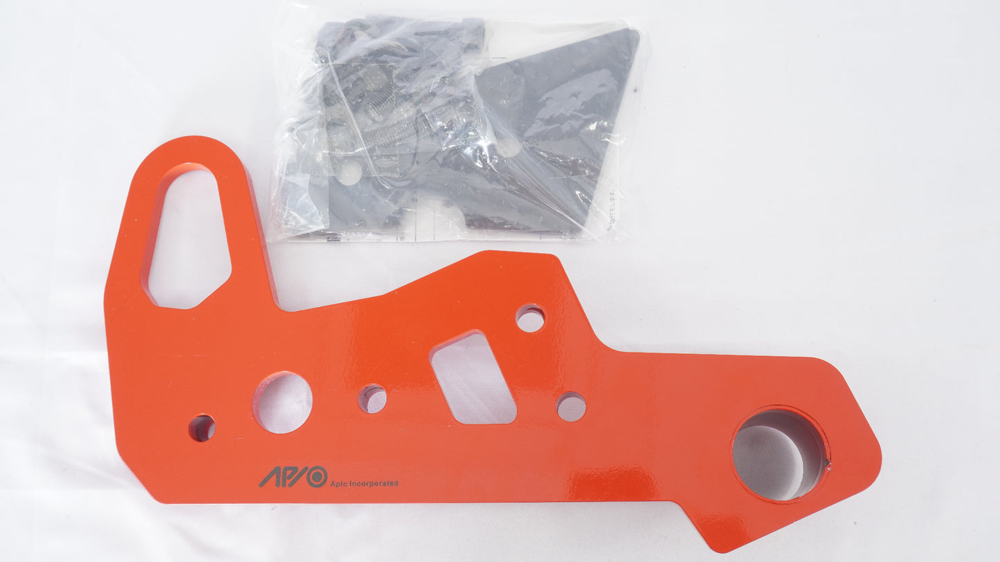 未使用品 APIO アピオ 純正バンパー用 【FL】純正バンパー用 フロント左 9mm 牽引フック レッド JB64 ジムニー JB74 シエラ ※ボルト旧タイプ