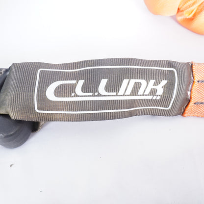 CLLINK シーエルリンク 牽引ロープ 12トン オレンジ 収納バッグ付き 汎用