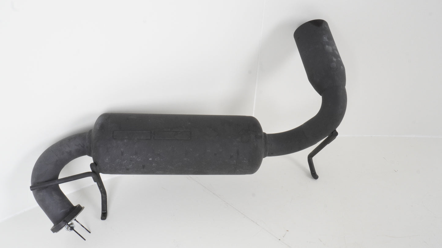 シーエルリンク リアマフラー　シングル出し　マットブラック